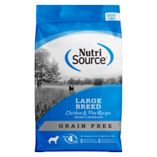 NutriSource Grain-Free Large Breed Chicken Pea Dry Dog Food