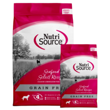 NutriSource Grain-Free Seafood Select with Salmon Dry Dog Food