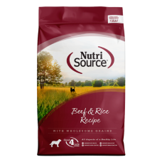 NutriSource Beef & Rice Recipe Dry Dog Food