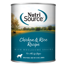 NutriSource Chicken & Rice Formula Wet Dog Food
