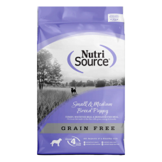 NutriSource Grain-Free Small Medium Breed Puppy Recipe Dry Dog Food